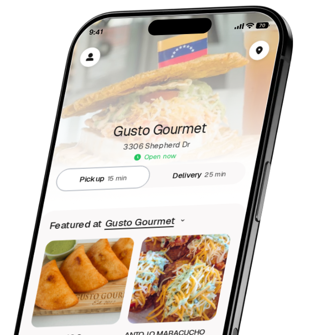 Gusto Gourmet app preview